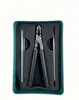 Cortauñas Oblicuos Ultraafilados, Cortauñas Antisalpicaduras, Ranura Especial para Uñas Puntiaguda Herramientas de Manicura, Set de Tijeras de Manicura Gruesas y Duras