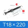 Juego de husillo de bolas tipo T Accesorio Tornillo trapezoidal Husillo de bolas trapezoidal Maquinaria para carpintería Abrazadera para husillo de bolas