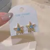 Colares e Brincos Série Oceano, Design de Nicho de Luxo Leve de Alta Qualidade, Corrente para Clavícula, Pulseira Exquisita e Doce