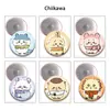 Jiyka Wow chiikawa Adesivos para Geladeira Envolventes Adesivos Magnéticos Decoração Ímã de Lembrança Anime Adesivos de Geladeira de Folha de Flandres