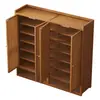 Zapatero simple para entrada, zapatero de gran capacidad para guardar zapatos, a prueba de polvo, con capacidad para 40 pares de zapatos, nuevo modelo de mueble para entrada