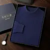 Nuevo Suéter de Punto de Cachemira de Cuello Alto para Hombre Otoño/Invierno Pulóver Suelto Capa Base Suéter Versátil