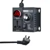 Regulador Eletrônico de Tensão SCR Versão Inglesa Motor de Ventilador Controlador de Velocidade para Furadeira Elétrica Termostato 220v 4000W