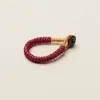 Hebilla de Anillo de Nudo de Diamante Enrollada a Mano con Borlas Degradadas Lanyard para Llaves DIY Accesorio para Bolsas Venta al por Mayor