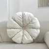 Almofada Decorativa de Veludo Holandês em Formato de Abóbora Transfronteiriça, Almofada Redonda Grossa para Sofá, Casa de Temporada, Sala de Estar, Janela de Canto e Cabeceira