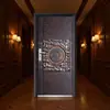 Puertas de Entrada de Alta Calidad Directamente del Fabricante, Antirrobo Grado A, Hechas de Material de Aleación de Zinc Completa, Puerta de Hierro de Aleación de Zinc Hierro