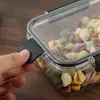 Caja Pequeña para Conservar Alimentos, Caja de Almacenamiento para Refrigerador, Lonchera para Frutas, Caja Transparente de Plástico PET para Conservación Doméstica al por Mayor