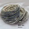 Cadena de garra de 2 mm fila única S6 strass pulsera muy fina pulsera elástica pulsera de tenis transfronterizo pulsera chapada en oro fabricantes lote
