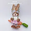 En Stock Tejido de Paja Hecho a Mano Conejo Adorno Creativo Lindo Regalo Decoración Estilo Bosque Navidad Pascua Patente