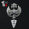 Pingente de Sino de Prata Xizang DIY com Diamante de Anjo Estrela Lua Bodhi Acessórios de Joias HJ094