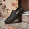 Traje de Cruzar Traje de Etiqueta Zapatos de Conducir Mocasines para Hombre Zapatos de Vestir Slip Moda Comercio Exterior