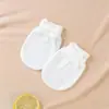 Guantes de Seda de Hielo para Bebé Recién Nacido Anti-Rayones en la Cara Verano Libro Transpirable Set para Bebé Recién Nacido Guantes Protectores Anti-Mordeduras