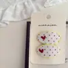 Pinza para el pelo geométrica para niños Nian Nian, nuevo y lindo oso con flores, pinza lateral, pinza para el flequillo