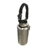 Cuerda de paraguas tejida de fábrica, anillo de cuero de tres agujeros, anillo de plástico para hervidor Hydro Flask, deportes al aire libre