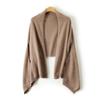 Outono e Inverno novo curto plus size 100 lã xale cardigan desgaste exterior malha ombro grande lenço vermelho geração de cabelo