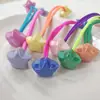 Cuerda para el pelo con forma de corazón estilo Ins casual japonés y coreano, anillos de colores para el pelo de niña, goma elástica para el pelo, anillos para el pelo de alta elasticidad