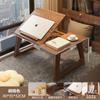 Mesa de Madera Maciza para Ventana Abuhardillada Mesa Plegable para Computadora Balcón de Casa Mesa Baja Tatami Japonés Mesa de Café Pequeña Mesa Pequeña para Cama