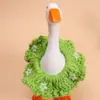 Gorro de Punto Mini Cruz de Trébol de Patrick Transfronterizo Europeo y Americano Disfraz de Ganso de Escritorio Juego de Cabezales de Ganso Pequeño