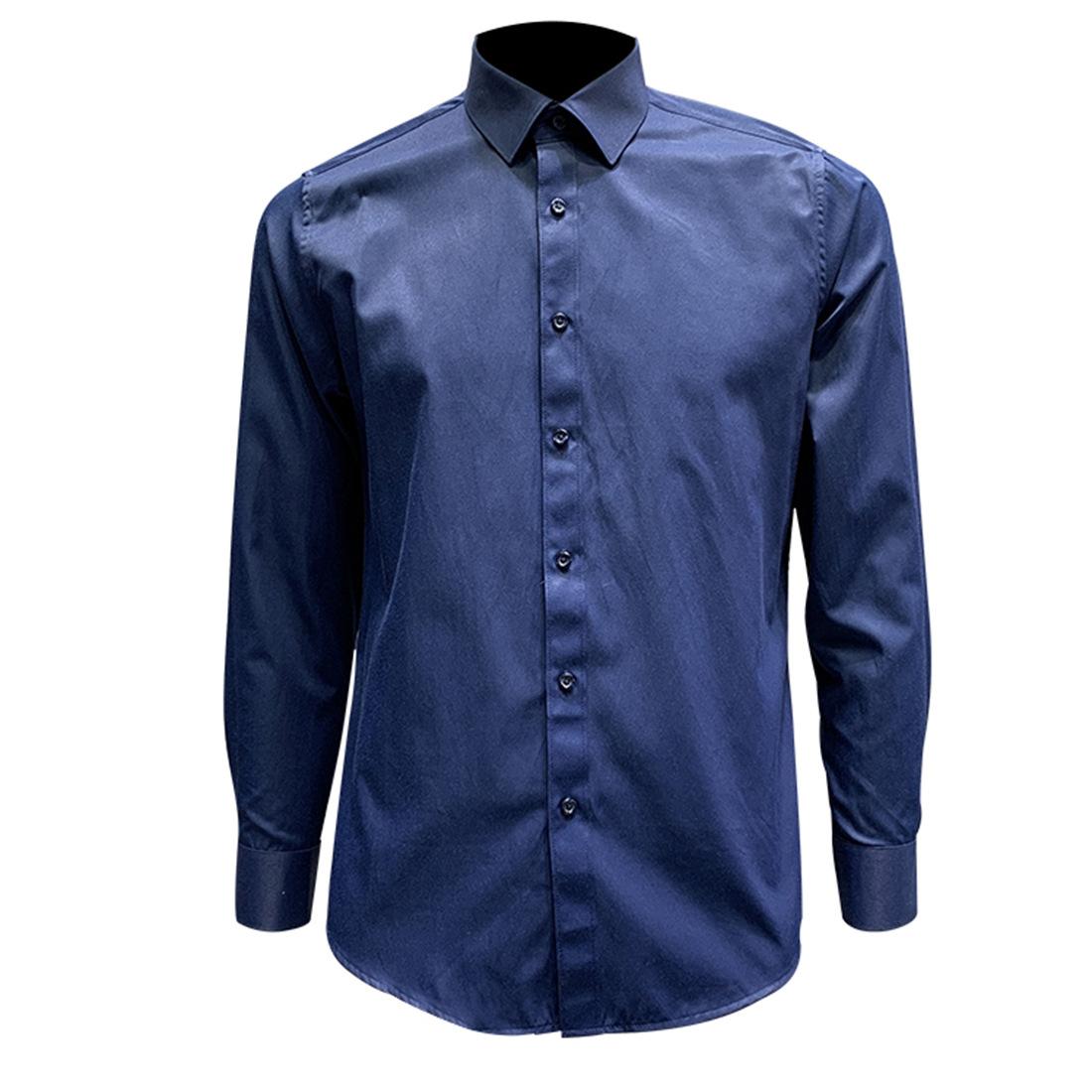 NS101纯色长袖衬衫 藏青色 (2).jpg