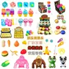 Brinquedos Engraçados para Alívio do Estresse: Pãozinho, Palito de Gelo, Sorvete, Lagarta, Panda, Queijo Brinquedos de Apertar para Alívio do Estresse, Transfronteiriço