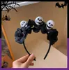 Nuevo Pasador de Encaje Cruzado de Halloween para Mujer, Accesorio de Pinza Lateral con Forma de Corazón y Lazo Estilo Gótico Oscuro