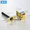 En stock hebilla interior antibloqueo seguridad del hogar cerradura de puerta oculta puerta de hotel cadena antirrobo de acero inoxidable herrajes para muebles
