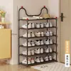 Zapatero sencillo para la entrada del hogar, solución de almacenamiento multicapa pequeña y estrecha, artículo más vendido de 2026, ideal para residencias estudiantiles y alquileres, almacenamiento de zapatos