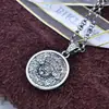 Plata de ley S925 Zaki Diosa Femenina de la Riqueza Zaki Carnero Colgante juego de palabras personalidad etiqueta retro colgante de collar Estilo Nacional