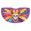 Capas Coloridas Personalizadas de Fábrica para Carnaval, Capas com Máscara de Pena Colorida para Crianças, Capas com Amarração Atacado