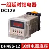 Relé Temporizador Contador Digital DH48S-S 2Z Ajustable 220V Temporizador de Control 24V380V