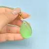 Pendente Gota D'água Olho de Gato Pingente Jade Gota D'água Colar Joias Moda Unissex Motorista de Tráfego Mais Vendido Atacado de Fábrica