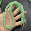 Colar Pulseira Torcida Verde Espinafre Estilo Livro Vermelho Pequeno Flor Flutuante Vermelha Pulseira Verde Esmeralda Corrente Niuniu Corrente da Clavícula