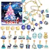 Caja de Regalo para Pulseras DIY Ecológicas Set de Joyería Azul Calendario Cuenta Regresiva Adviento Navidad Regalo Hecho a Mano