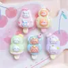 Accesorios de Resina de Helado de Animales de Dibujos Animados al por Mayor Linda Funda para Teléfono Móvil de Paleta Accesorios para Anillo de Pasador Material de Parche