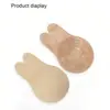 Producto más vendido en línea: Almohadillas para senos de tela de algodón con orejas de conejo, autoadhesivas, invisibles, transpirables, levanta-busto, anti-flacidez