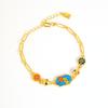 Flores Pulsera de oro de Vietnam nuevo temperamento chino retro estilo nacional durante mucho tiempo no se desvanece accesorios de Yiwu una generación de cabello
