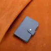 Bolso pequeño para tarjetas de hombre, de color sólido, de gran valor, con diseño de explosiones transfronterizas y monedero con almacenamiento integrado para certificados.