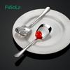 Cuchara de acero inoxidable 304, cuchara pequeña de mango largo, cuchara pequeña para uso público, palillos para uso público, cuchara pequeña para uso público en restaurantes y hoteles, cuchara grande para uso público.