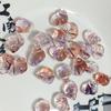 10*15*9mm Alambre Dorado Caracol Vidrio Accesorios para Joyería DIY Estilo Antiguo Pasador de Pelo Vidrio Color Gelatina Accesorios para el Cabello Retro Material