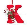 Adornos Nuevos Creativos de Letras Inglesas Transfronterizos Acrílico Plano Decoración para Árbol de Navidad Fiesta en Casa Regalo