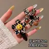 Pinzas de pelo florales de colores estilo coreano, pinzas elegantes y exquisitas para flequillo lateral, pasadores de lazo lindos para niñas