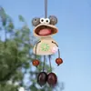 Colgantes de Muñeca de Cáscara de Nuez Terminados DIY Hechos a Mano Amuletos para Bolsos de Muñeca de Vaina Campanillas de Semilla Natural Adornos Venta al por Mayor