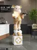 Fabricante Alemão 2026 Novo Modelo Ornamento Urso Violento para Sala de Estar, Grande de Chão Luxo Leve High-End Lateral de Gabinete de TV