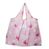 Bolsa de Hombro Plegable Nueva de Dibujos Animados Transfronteriza Bolsa de Compras Grande Portátil de Gran Capacidad Bolsa de Compras para Supermercado