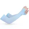 Guantes de Manga Helada con Protección Solar Verano Hielo Seda Protección Solar Manga Mujeres Protección UV Hombres y Mujeres Deportes al Aire Libre Protección de Brazo Manga