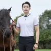 Conjunto de Camisa Polo Uniforme de Trabajo de Mesero Camiseta Verano Estampada Bordada LOGO Camisa de Publicidad Cultural Ropa de Clase Manga Corta Lel T