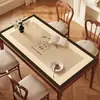 2026 Novo Estilo Estilo Simples Jogo Americano para Mesa de Jantar, Toalha de Mesa Impermeável e à Prova de Óleo, Sem Lavar, Jogo Americano para Mesa de Centro com Isolamento Térmico e Anti-Queimaduras, Protetor de Mesa