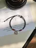 Diecisiete Diseño Original Hecho a Mano Estilo Chino Nuevo Colgante Redondo de Paz y Fortuna Pulsera de Hilo Rojo Pulsera de Pareja