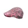 Gorra Americana Retro de Leopardo Picante para Mujer 2025, Boina de Nicho Y2K para Cabeza Grande que Hace que la Cara Parezca Más Pequeña