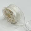 Cinta en Stock con Borde Dorado de 4 cm para Ramilletes de Flores, Decoración de Pasteles, Cajas de Regalo de Dulces para Bodas, Cinta de Cola de Pez DIY para el Día del Maestro
